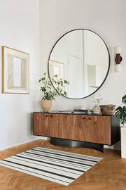 Hudson Stripe — Halı, Siyah, AREA, yaşam alanı, 3x5