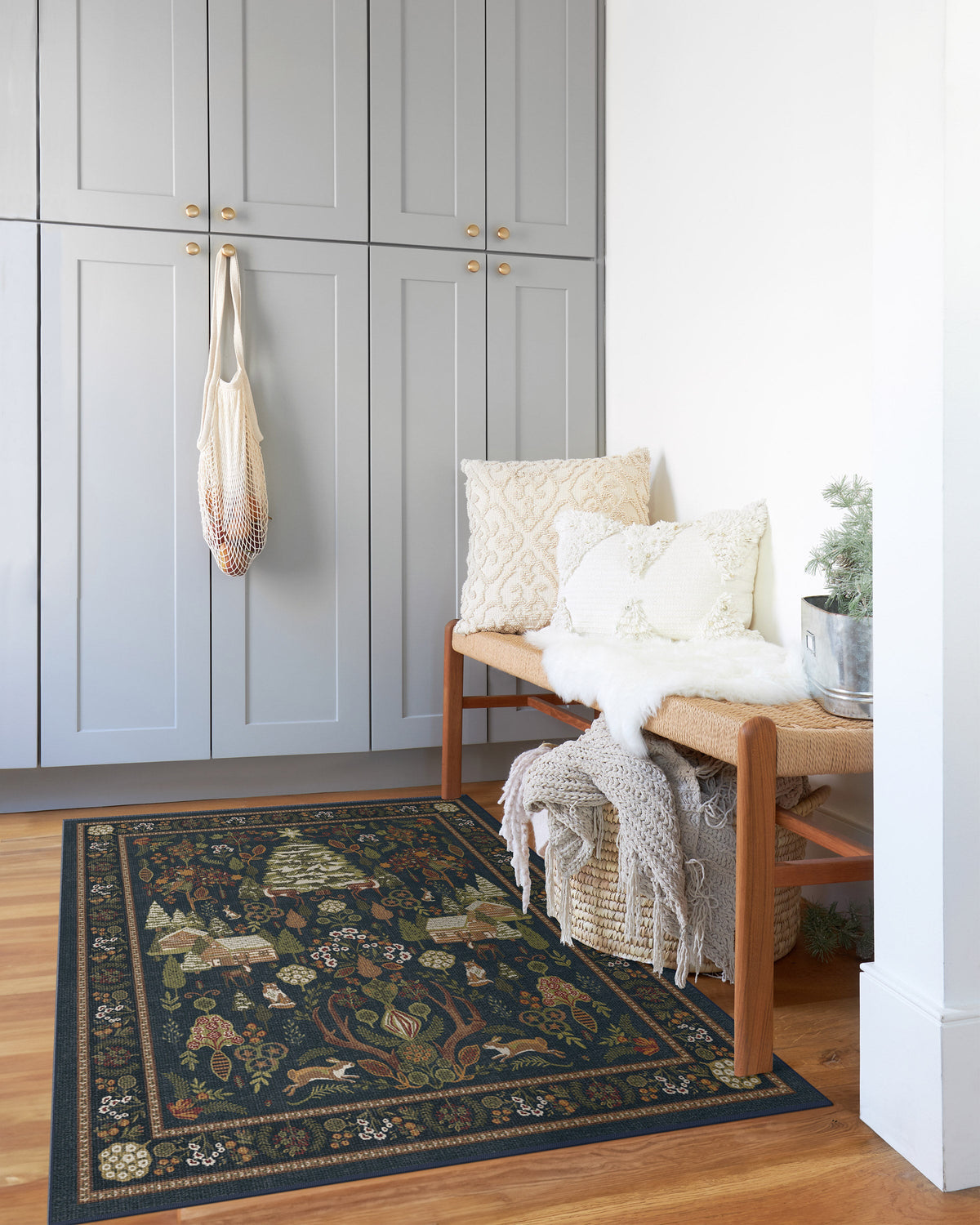Juniper — Halı, Gece Mavisi, AREA, yaşam alanı, 3x5