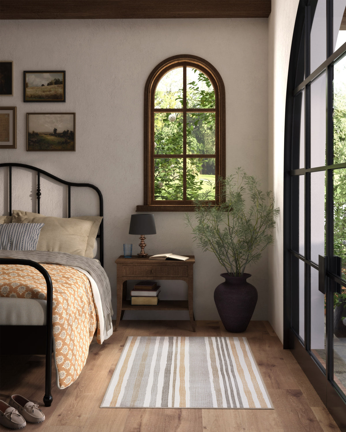 Elio Stripe — Halı, Gri Fildişi, AREA, yaşam alanı, 3x5