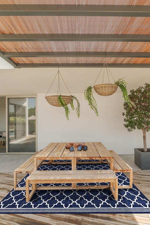 Varia Trellis — Halı, Kraliyet Mavisi, AREA, yaşam alanı, 8x10