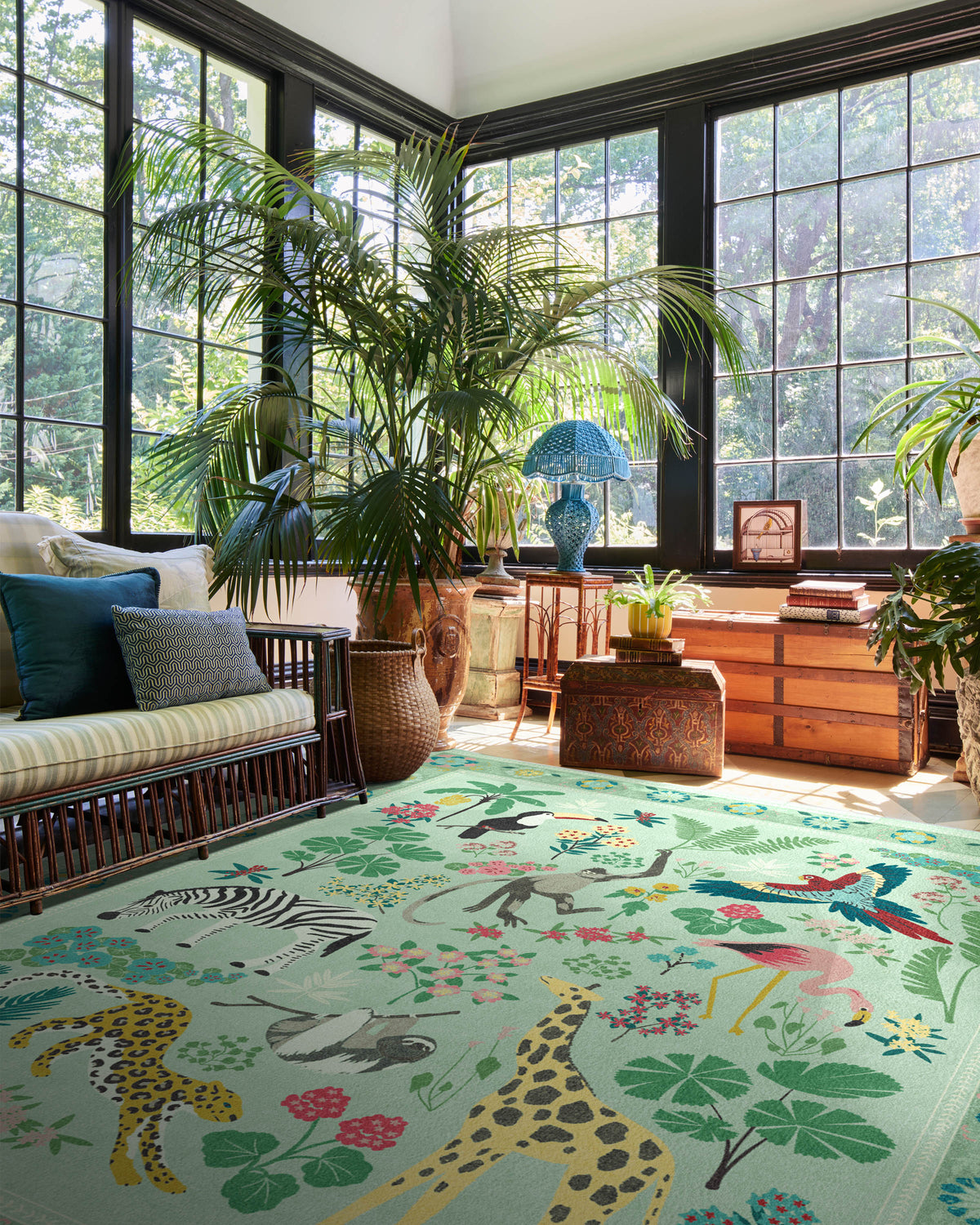Jingle Jungle — Halı, Adaçayı, AREA, yaşam alanı, 8x10
