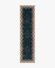 Clove — Halı, Lacivert, RUNNER, beyaz zemin, 2x10