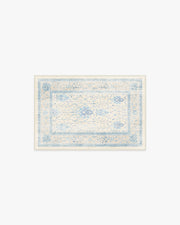 Serafina — Halı, Krem Mavi, AREA, beyaz zemin, 2x3