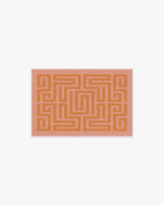 Maze — Halı, Pembe Turuncu, AREA, beyaz zemin, 2x3