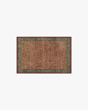 Morris And Co Acorn — Halı, Kehribar Kırmızı, AREA, beyaz zemin, 2x3