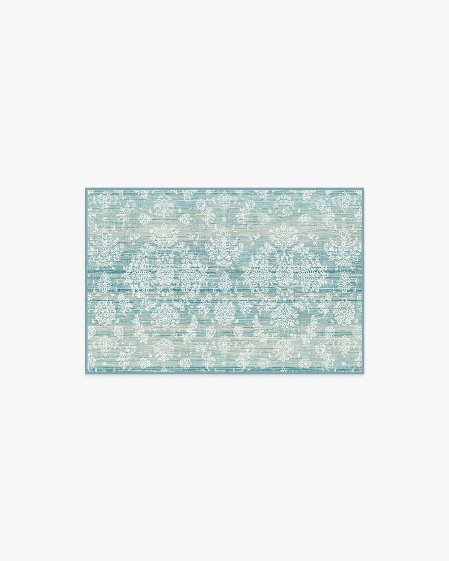 Dara — Halı, Soft Turkuaz, AREA, beyaz zemin, 2x3