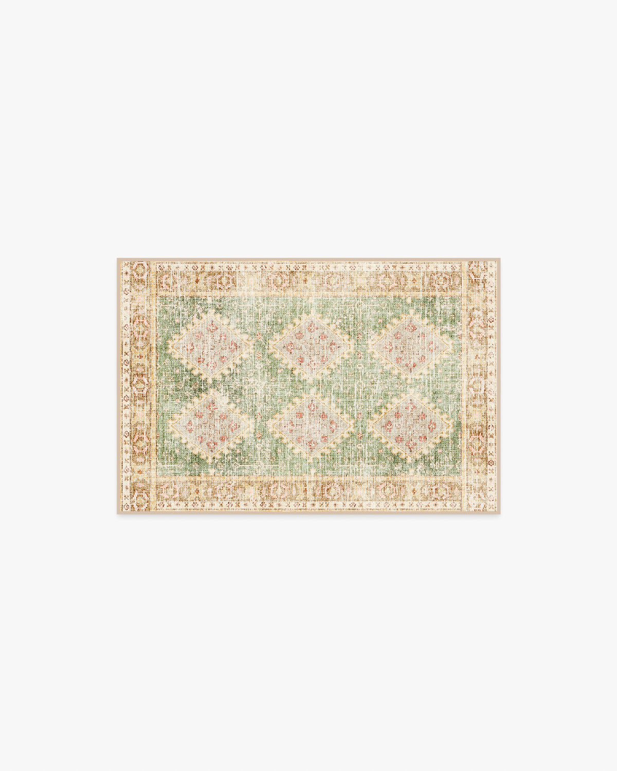 Zosia — Halı, Adaçayı Altın, AREA, beyaz zemin, 2x3