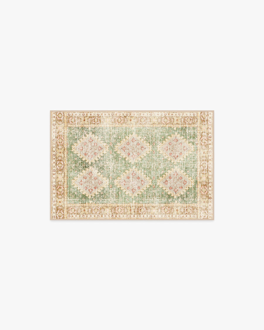 Zosia — Halı, Adaçayı Altın, AREA, beyaz zemin, 2x3