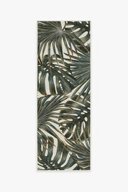 Tropical — Halı, Yeşil, RUNNER, beyaz zemin, 2x7