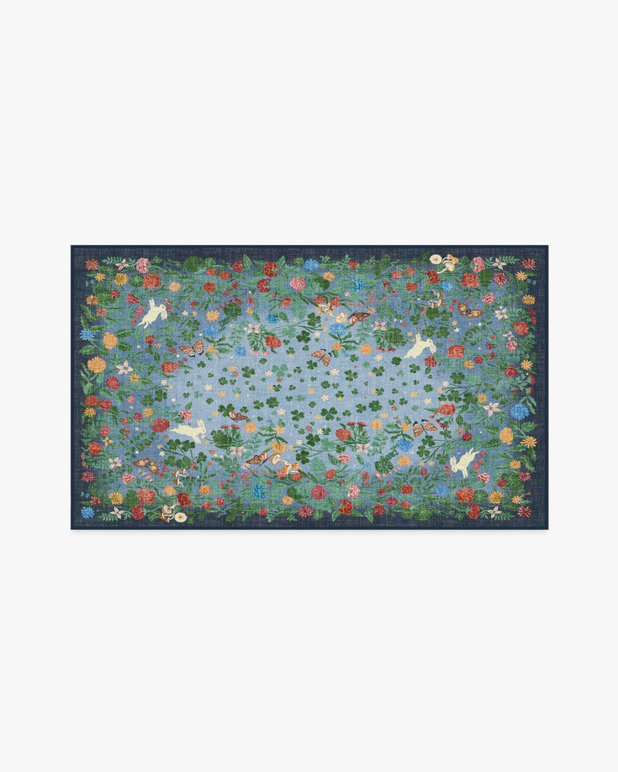 Lily Pad — Halı, Gece Çok Renkli, AREA, beyaz zemin, 3x5