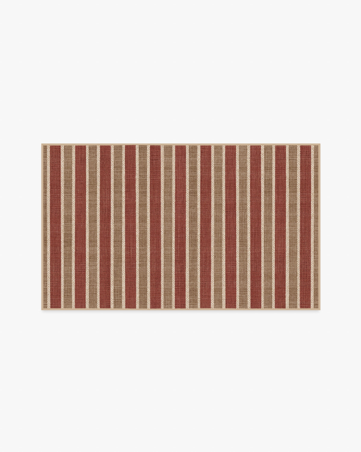 Wells — Halı, Kırmızı ve Doğal, AREA, beyaz zemin, 3x5