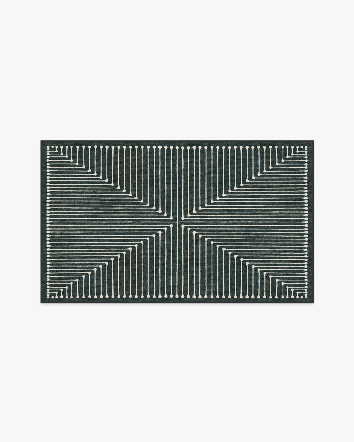 Inkdrop — Halı, Antrasit, AREA, beyaz zemin, 3x5