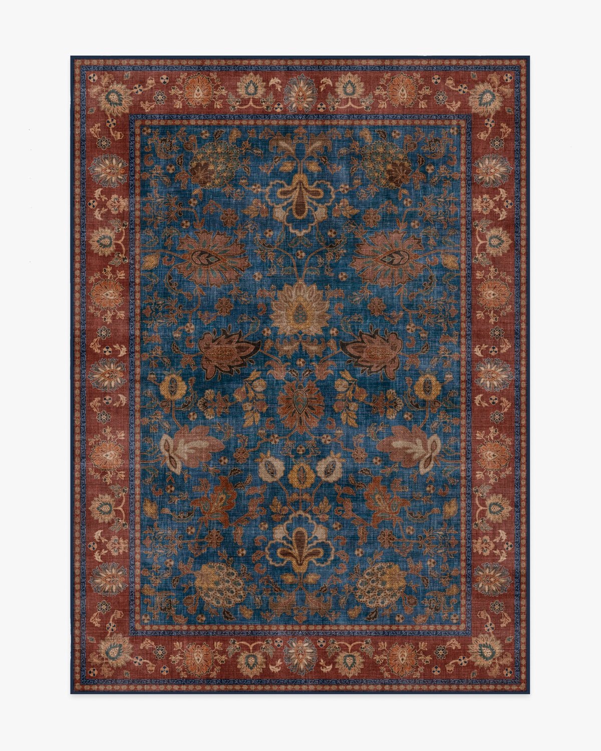 Miere — Halı, Golden Kahverengi, AREA, beyaz zemin, 5x7