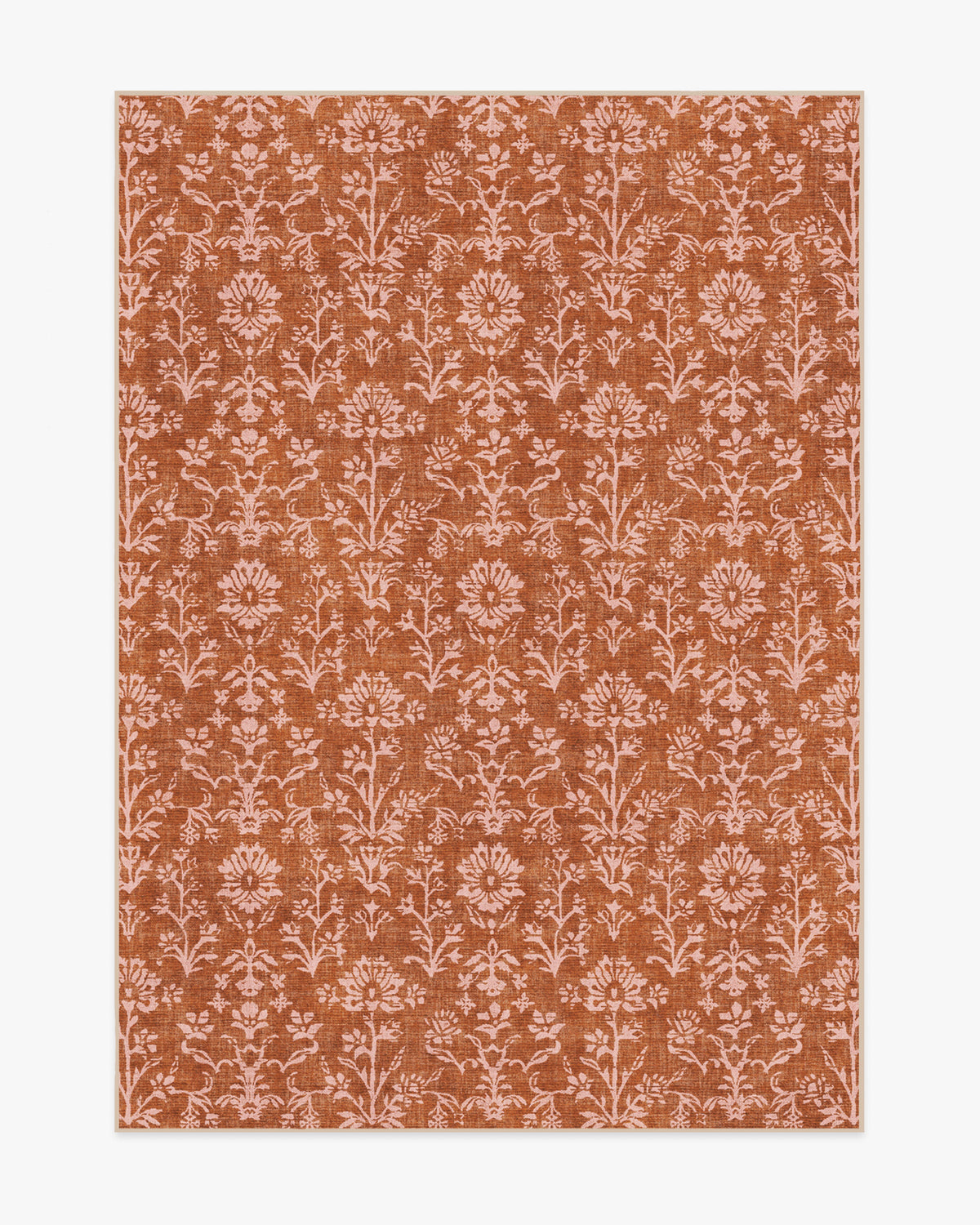 Ravina — Halı, Terracotta, AREA, beyaz zemin, 5x7