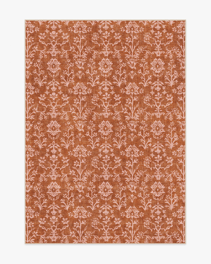Ravina — Halı, Terracotta, AREA, beyaz zemin, 5x7