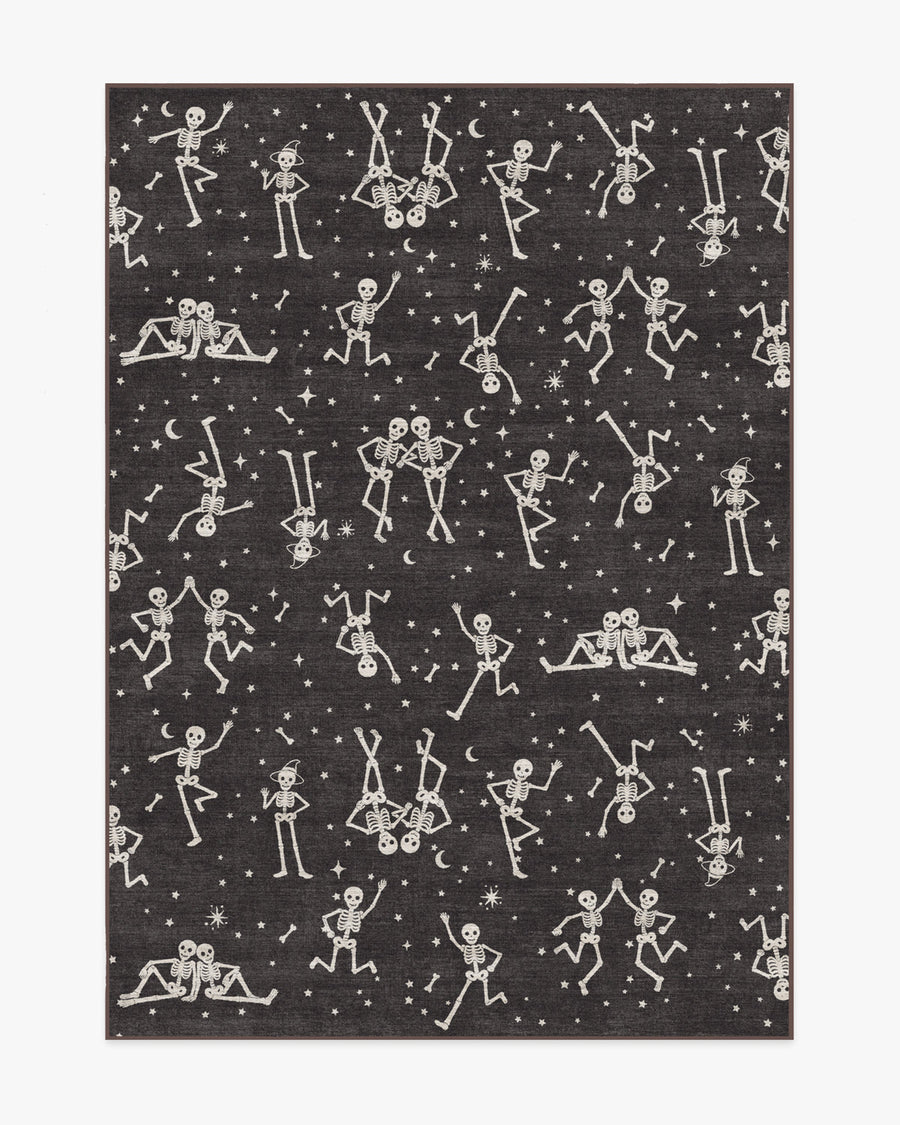 Bone Parade — Halı, Antrasit, AREA, beyaz zemin, 5x7