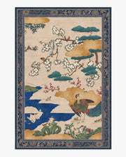 Kano Garden — Halı, Çok Renkli, AREA, beyaz zemin, 6x9