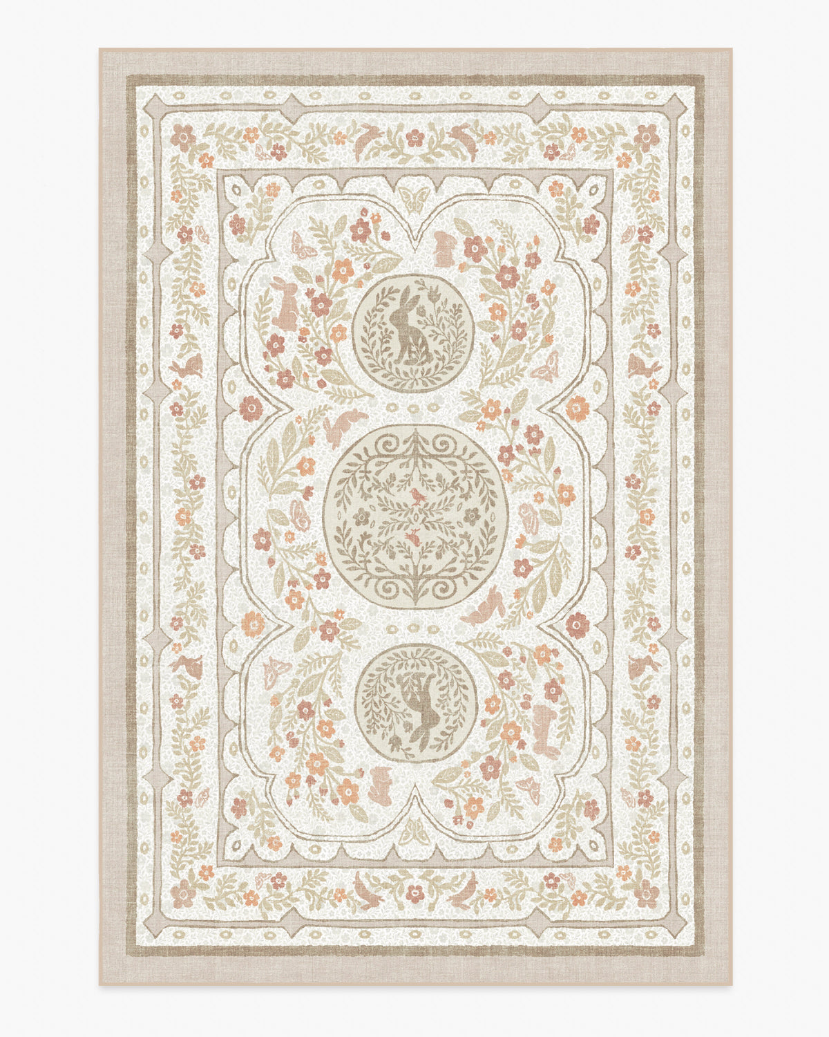 Twin Bunny Border — Halı