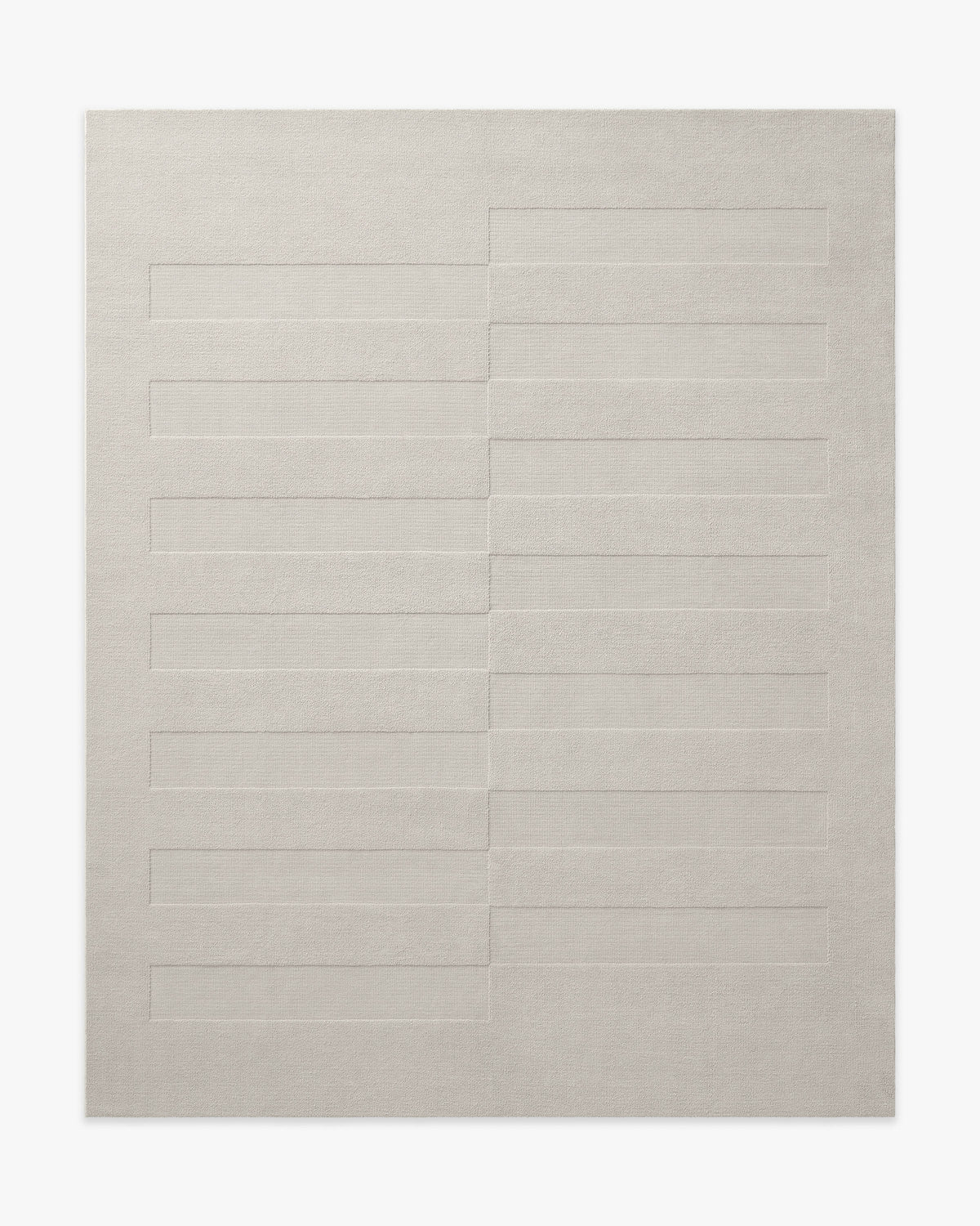 Ryder — Halı, Dove Gri, AREA, beyaz zemin, 8x10