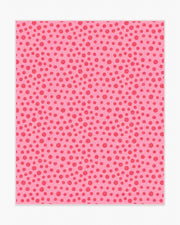 Dancing Dots — Halı, Pembe Kırmızı, AREA, beyaz zemin, 8x10