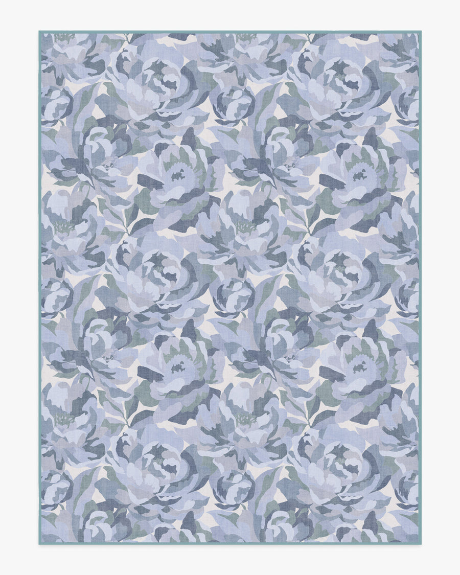 Fiona — Halı, Mavi, AREA, beyaz zemin, 9x12