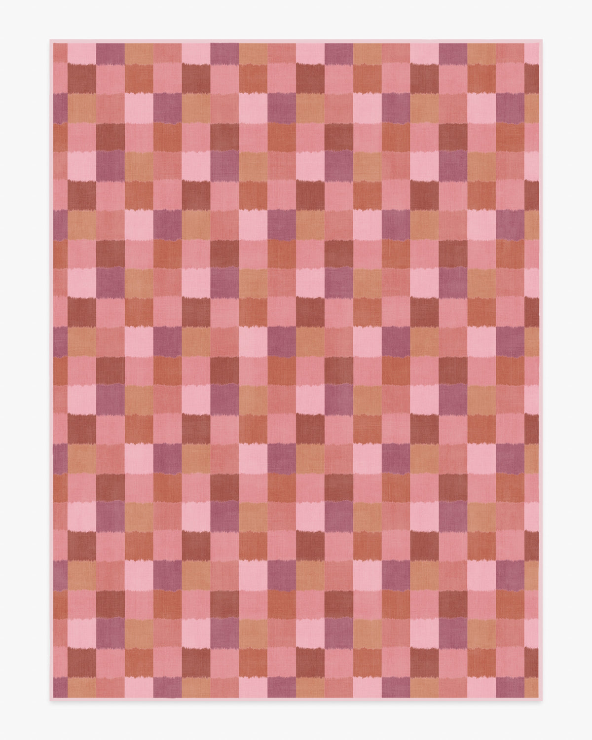 Ostjakki — Halı, Pembe Turuncu, AREA, beyaz zemin, 9x12