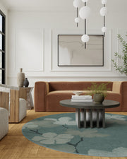 Magnolia — Halı, Turkuaz, ROUND, yaşam alanı, 8R