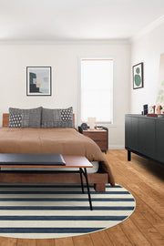 Sumi Sailor Stripe — Halı, Lacivert, ROUND, yaşam alanı, 8R