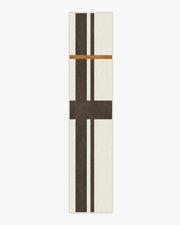 Scala — Halı, Fildişi Kahverengi, RUNNER, beyaz zemin, 2x12