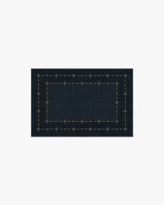 Sparkle Border — Halı, Koyu Lacivert, AREA, beyaz zemin, 2x3