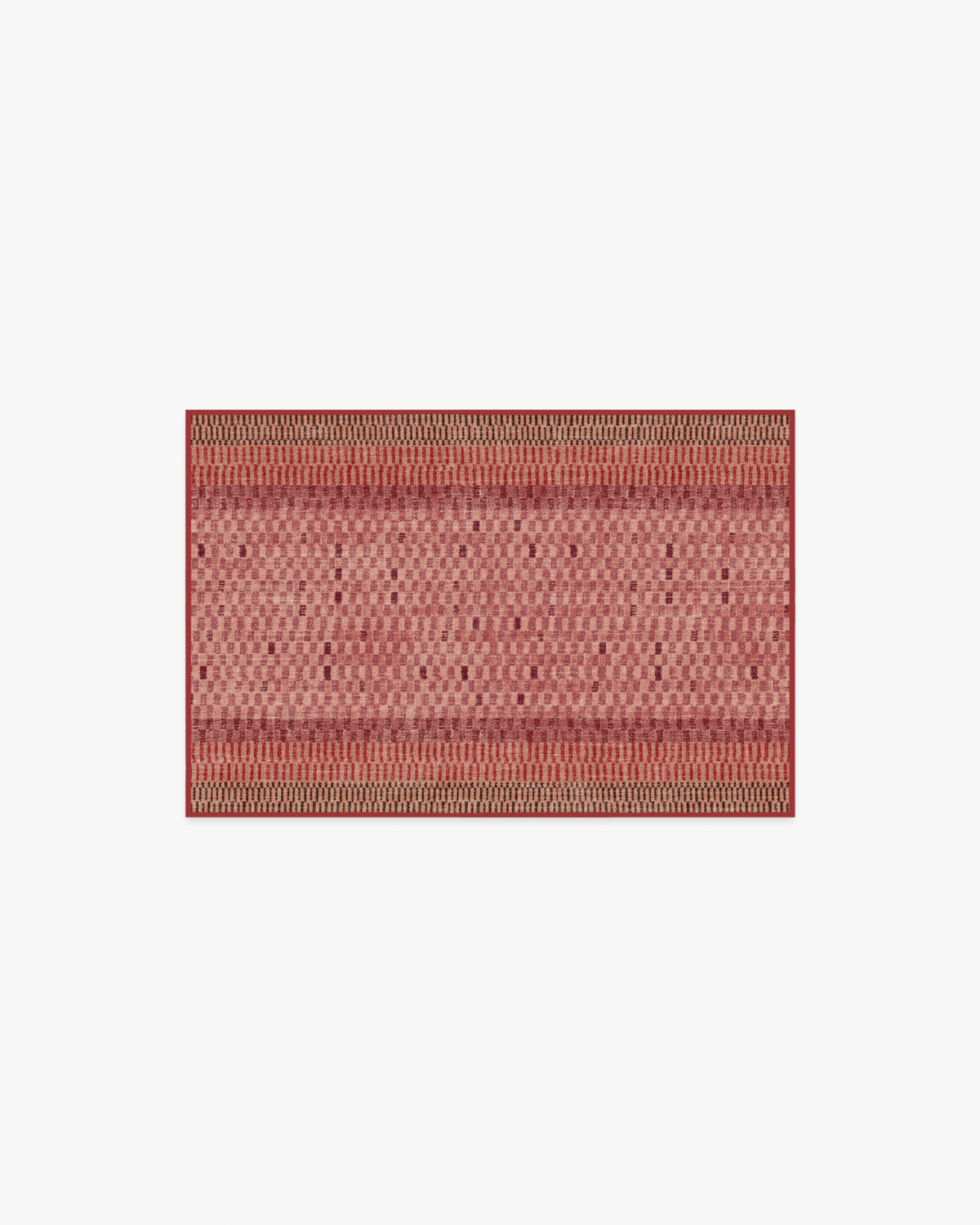 Mesa Check — Halı, Kırmızı, AREA, beyaz zemin, 2x3