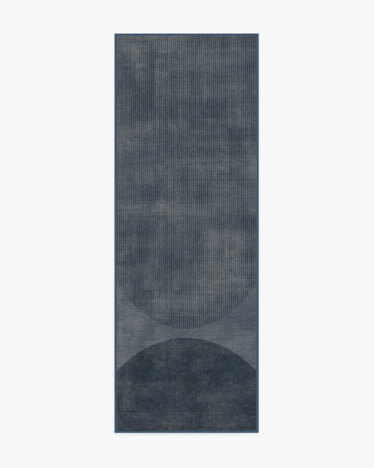 Eclipse — Halı, Lacivert, RUNNER, beyaz zemin, 2x7