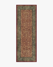 Morris And Co Acorn — Halı, Kehribar Kırmızı, RUNNER, beyaz zemin, 2x7