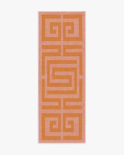 Maze — Halı, Pembe Turuncu, RUNNER, beyaz zemin, 2x7