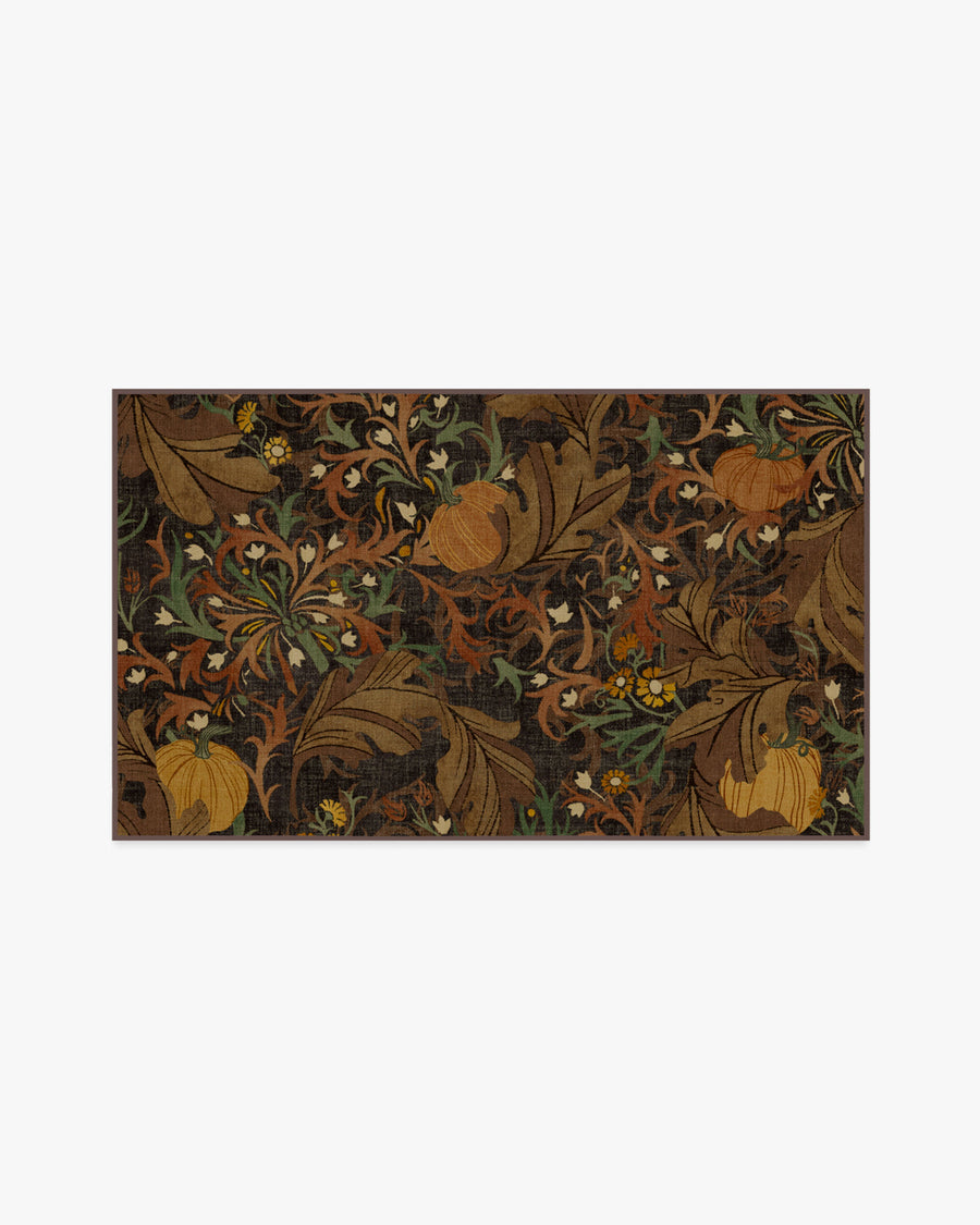 Autumn Canopy — Halı, Koyu Ahşap, AREA, beyaz zemin, 3x5