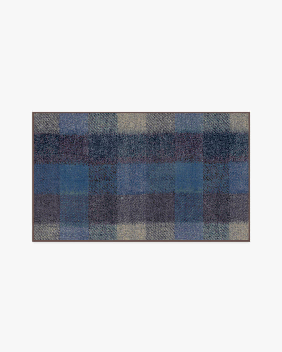 Tallitha — Halı, Mavi Erik, AREA, beyaz zemin, 3x5
