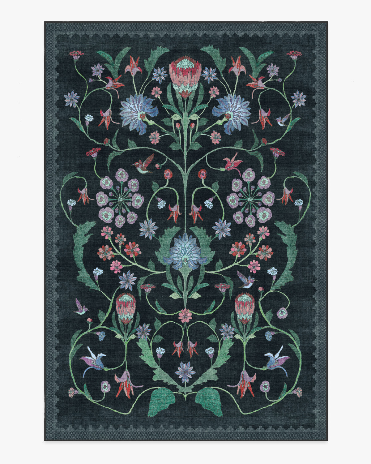 Protea — Halı, Antrasit, AREA, beyaz zemin, 6x9