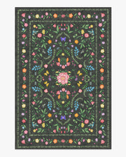 Springtime Lullaby — Halı, Antrasit Çok Renkli, AREA, beyaz zemin, 6x9