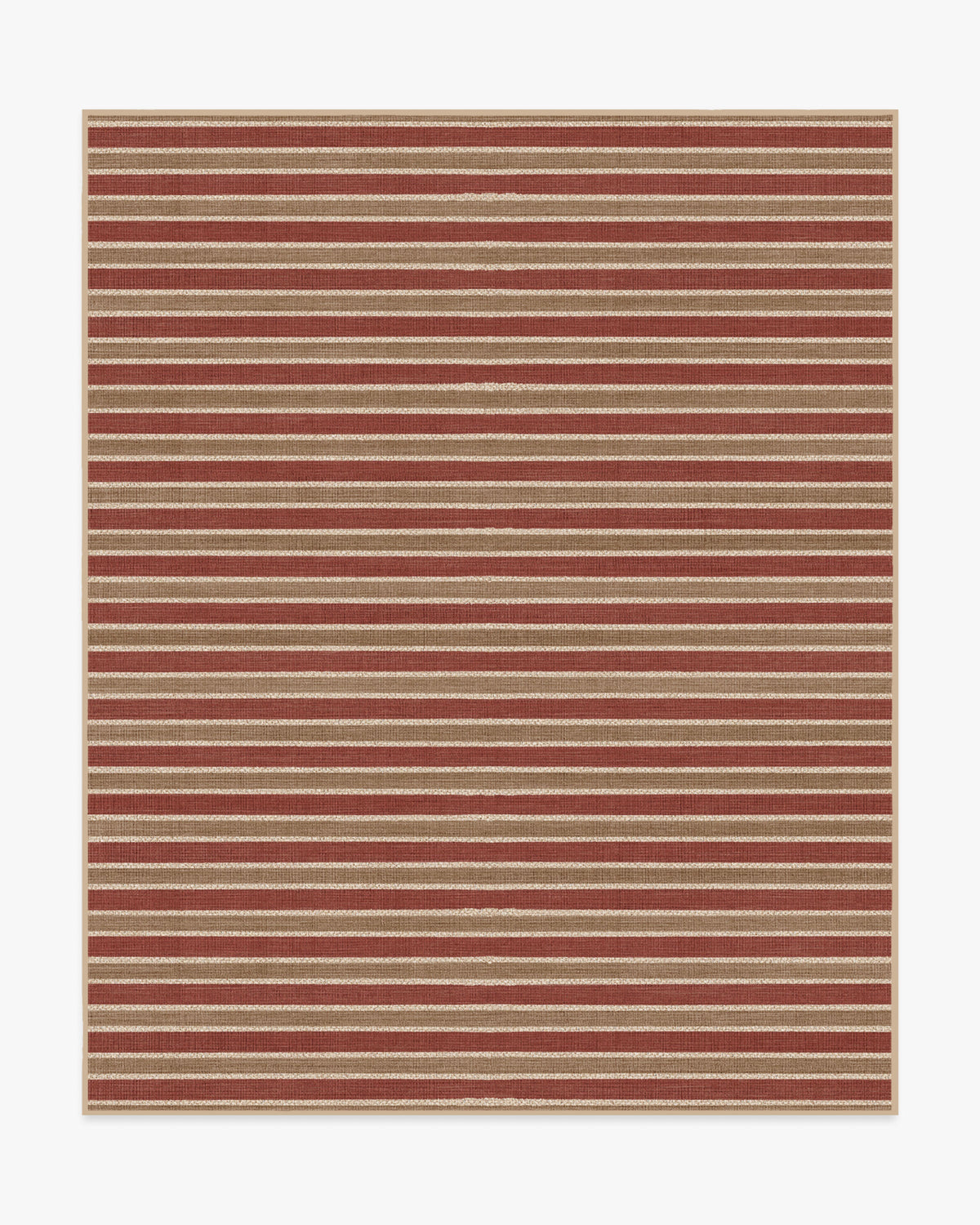 Wells — Halı, Kırmızı ve Doğal, AREA, beyaz zemin, 8x10
