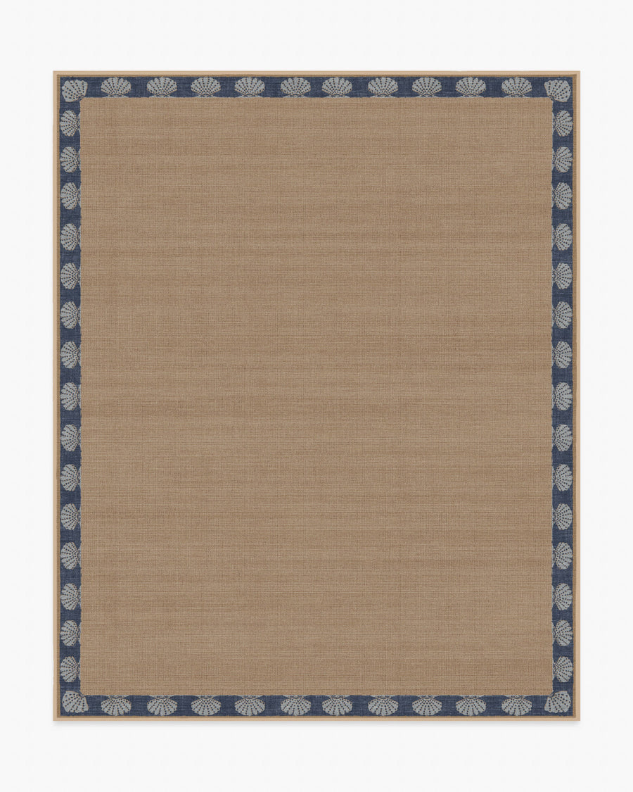 Shelley — Halı, Arduvaz Mavi ve Doğal, AREA, beyaz zemin, 8x10