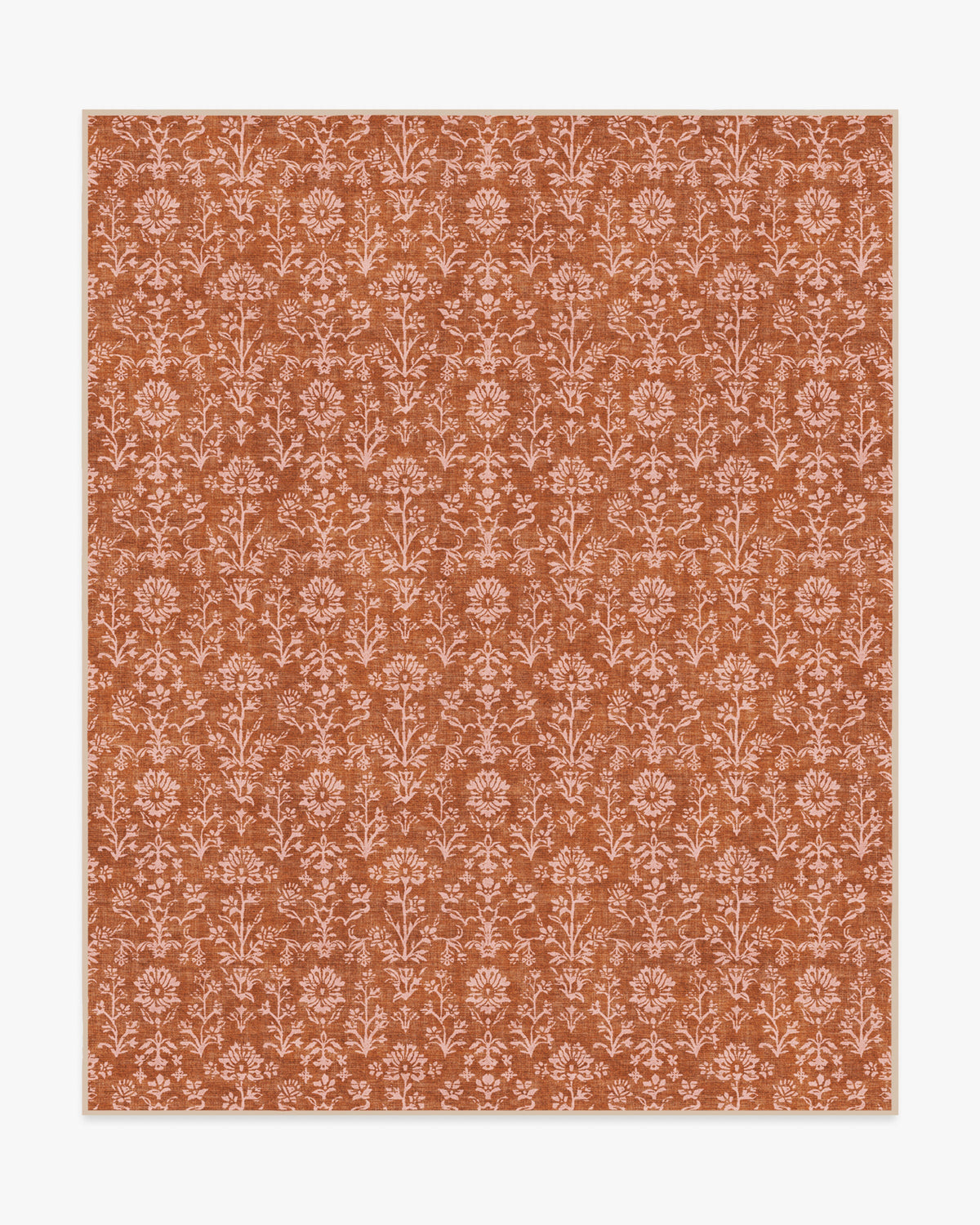 Ravina — Halı, Terracotta, AREA, beyaz zemin, 8x10