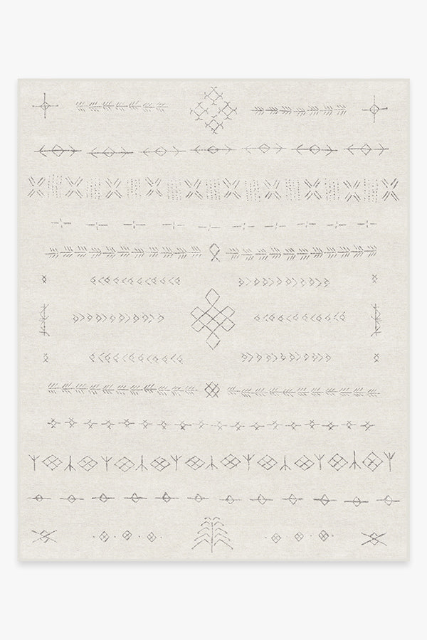 Astrid — Halı, Beyaz, AREA, beyaz zemin, 8x10