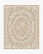 Bashful Bunny Toile — Halı, Doğal, AREA, beyaz zemin, 8x10