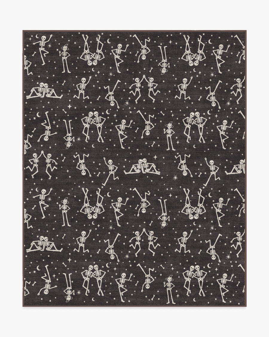 Bone Parade — Halı, Antrasit, AREA, beyaz zemin, 8x10