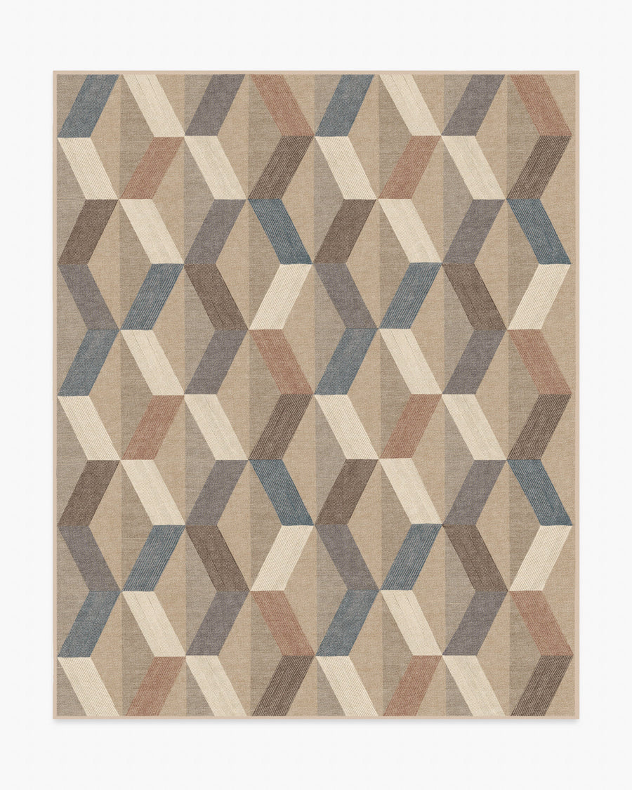 Kya — Halı, Bej, AREA, beyaz zemin, 8x10