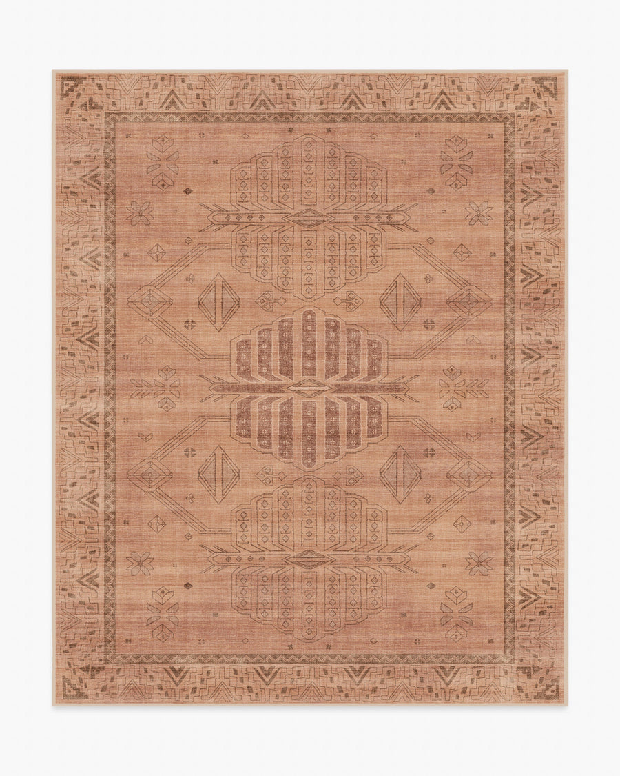 Zariah — Halı, Gül Pas, AREA, beyaz zemin, 8x10