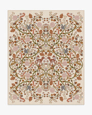 Foxglove — Halı, Orman Krem Çok Renkli, AREA, beyaz zemin, 8x10
