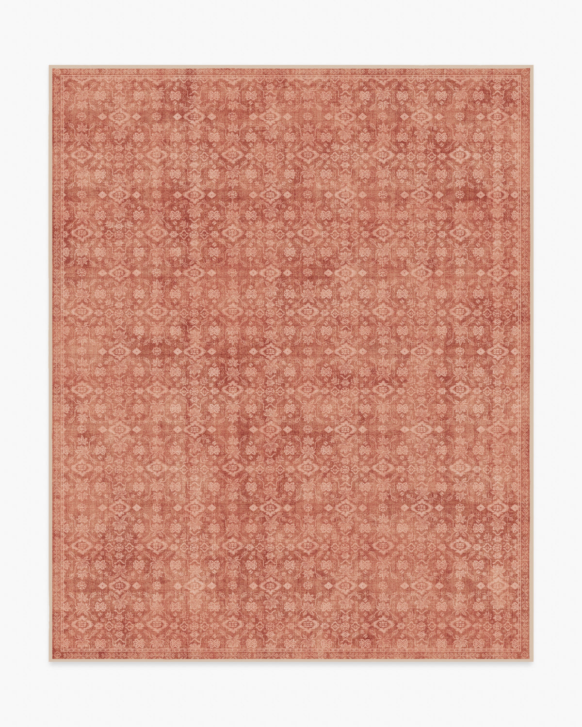 Neve — Halı, Terracotta, AREA, beyaz zemin, 8x10
