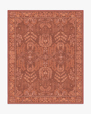 Amal — Halı, Terracotta, AREA, beyaz zemin, 8x10