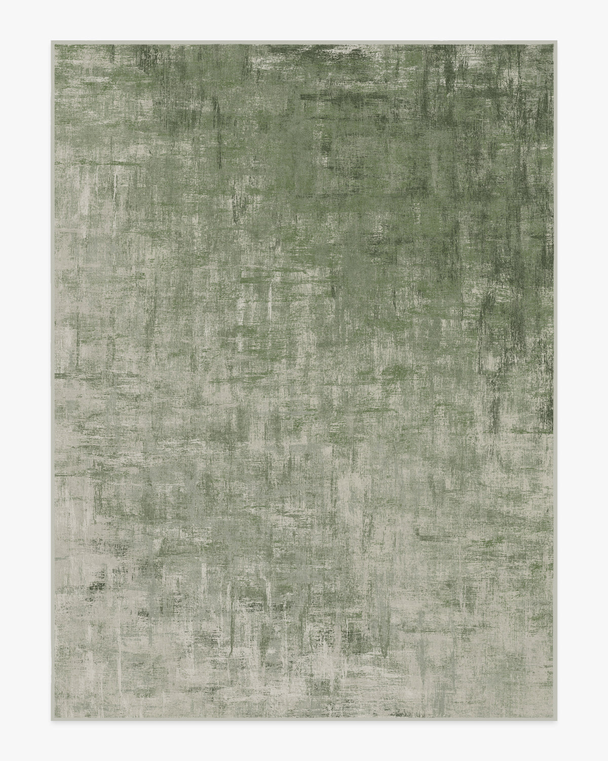 Impasto — Halı, Adaçayı Yeşili, AREA, beyaz zemin, 9x12
